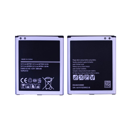 Battery EB-BG530BBC for Samsung Galaxy J5/J500/J320/ON5/G530/G531 2600mAh